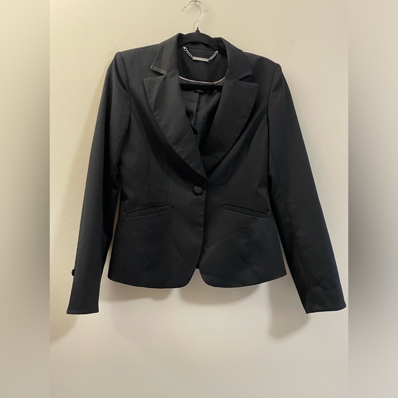 White House‎ Black Market Single Button Blazer in Black - 4 - Picture 1 of 11